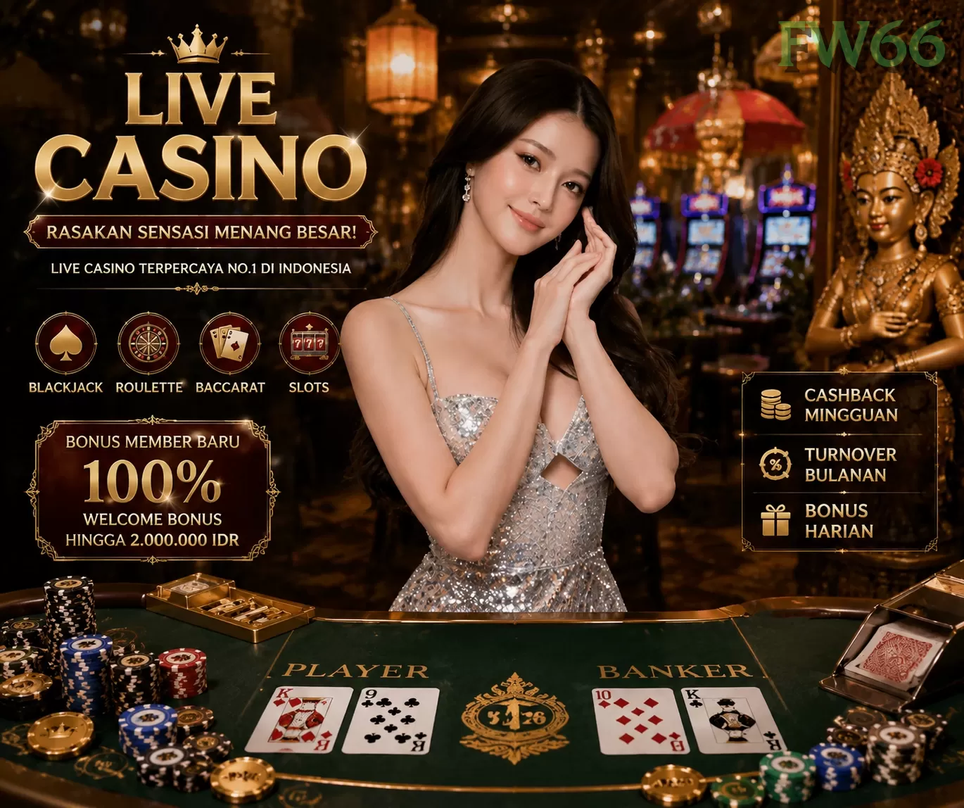 Main fw66q Menang Jackpot Besar